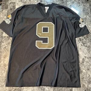 NFL New Orleans Saints Drew Brees #9 Jersey Black NFL Team Apparel Size XL